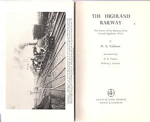 Seller image for The Highland Railway : The History of the Railways of the Scottish Highlands - Vol 2 for sale by Michael Moons Bookshop, PBFA