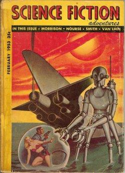 Imagen del vendedor de SCIENCE FICTION ADVENTURES: February, Feb. 1953 a la venta por Books from the Crypt