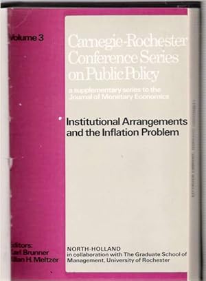 Seller image for Institutional Arrangements and the Inflation Problem for sale by Mike's Library LLC