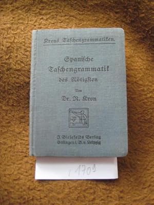 Image du vendeur pour Spanische Taschengrsmmatik des Ntigsten mis en vente par Frau Ursula Reinhold