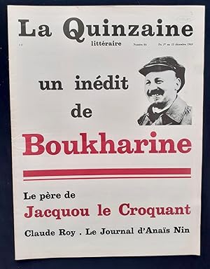 La Quinzaine littéraire - du 1er au 15 décembre 1969 - N° 84 -