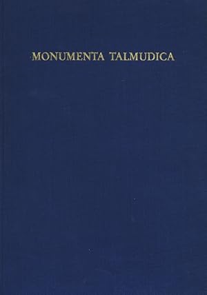 Monumenta Talmudica, Band 2: Recht / bearb. von Salomon Gandz.