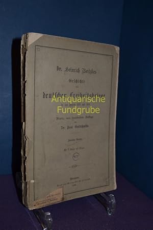 Bild des Verkufers fr Dr. Heinrich Beitzkes Geschichte der deutschen Freiheitskriege in den Jahren 1813 u. 1814 zweiter Band. zum Verkauf von Antiquarische Fundgrube e.U.