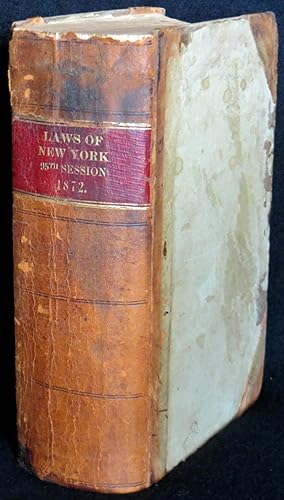 Seller image for Laws of the State of New York Passed at the Ninety-Fifth Session of the Legislature, Vol. 1 for sale by Washington Square Autographed Books