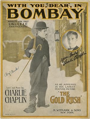 Collection of Charlie Chaplin related sheet music