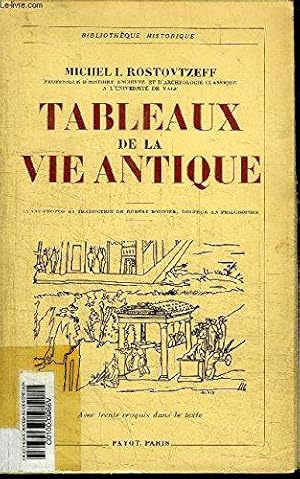 Bild des Verkufers fr Tableaux de la vie antique. zum Verkauf von JLG_livres anciens et modernes