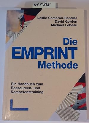 Bild des Verkufers fr Die EMPRINT-Methode: Ein Handbuch zum Ressourcen- und Kompetenztraining zum Verkauf von Antiquariat Trger