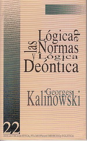 Seller image for LGICA DE LAS NORMAS Y LGICA DENTICA for sale by Librera Vobiscum