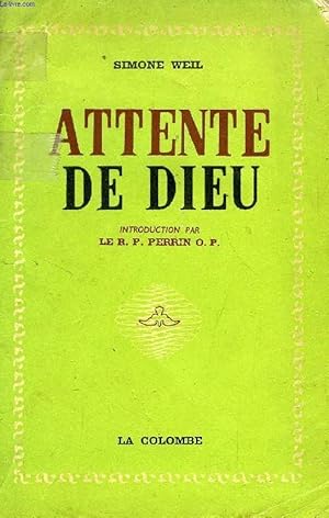 Image du vendeur pour ATTENTE DE DIEU mis en vente par Le-Livre