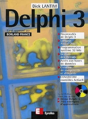 Seller image for DELPHI 3 (+ CD-Rom) for sale by Le-Livre