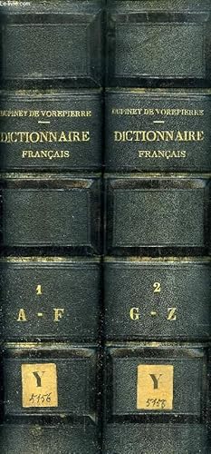 Seller image for DICTIONNAIRE FRANCAIS ILLUSTRE ET ENCYCLOPEDIE UNIVERSELLE, 2 VOLUMES (A-Z) for sale by Le-Livre