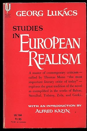 Imagen del vendedor de Studies in European Realism [Universal Library Original] a la venta por Little Stour Books PBFA Member