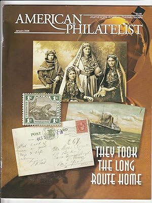 Seller image for American Philatelist January 2008 (Volume 122 No. 1 Whole No.1284) for sale by Ray Dertz