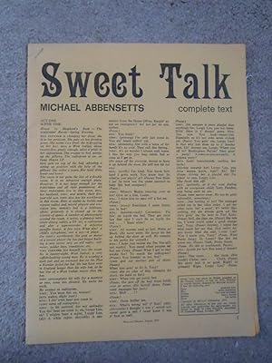 Imagen del vendedor de Sweet Talk (complete text) a la venta por BRIMSTONES