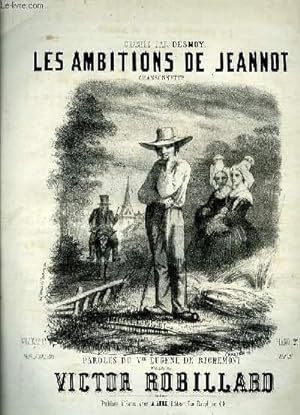 Seller image for LES AMBITIONS DE JEANNOT chansonnette pour piano for sale by Le-Livre