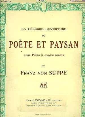 Bild des Verkufers fr LA CELEBRE OUVERTURE DU POETE ET DU PAYSAN pour piano  quatre mains zum Verkauf von Le-Livre