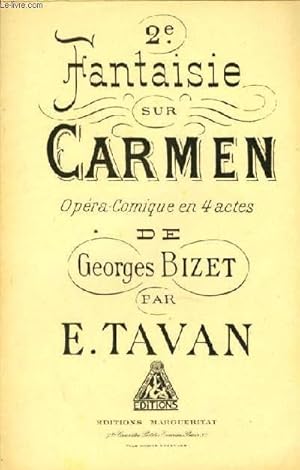 Seller image for 2e FANTAISIE SUR CARMEN pour 1er violon for sale by Le-Livre