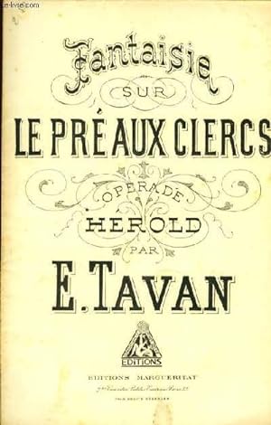 Seller image for FANTAISIE SUR LE PRE AUX CLERCS 1er violon conducteur. for sale by Le-Livre