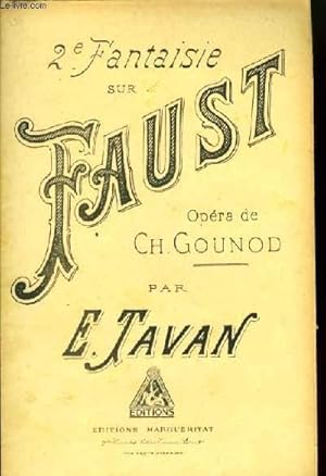 Seller image for 2e FANTAISIE SUR FAUST DE CH. GOUNOD 1er violon for sale by Le-Livre