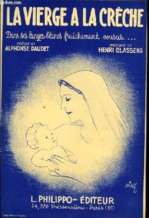 Seller image for LA VIERGE A LA CRECHE pour chant et piano for sale by Le-Livre