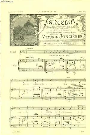 Seller image for LANCELOT pour chant et piano SUPPLEMENT MUSICAL AU N2975 DE L'ILLUSTRATION DU 3 MARS 1900 pour chant et piano for sale by Le-Livre