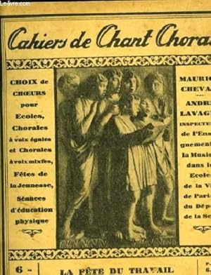 Seller image for CAHIERS DE CHANT CHORAL N6 for sale by Le-Livre