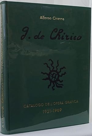 Immagine del venditore per Giorgio de Chirico catalogo delle opere grafiche (incisioni e litografie) 1921-1969. Con una introduzione critica di Cesare Vivaldi. Mailand 1969. Folio. 213 Seiten. Mit 1 Orig.-Lithographie (Selbstbildnis) und 174 Abb. Orig.-Leinenband. venduto da Antiquariat Schmidt & Gnther