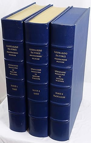 Bild des Verkufers fr Leonardo da Vinci Atlas der anatomischen Studien in der Sammlung ihrer Majestt Queen Elizabeth II in Windsor Castle. 3 Bnde. zum Verkauf von Antiquariat Schmidt & Gnther
