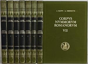 Corpus nummorum Romanorum. 7 Bände. Florenz 1972-1975. 4to. 2152 Seiten. Mit 8677 Abb. Orig.-Lein...