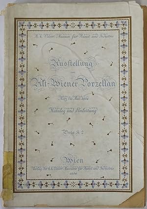 Imagen del vendedor de Katalog und Einleitung. Wien 1904. 4to. 283 Seiten. Orig.-Broschur. a la venta por Antiquariat Schmidt & Gnther