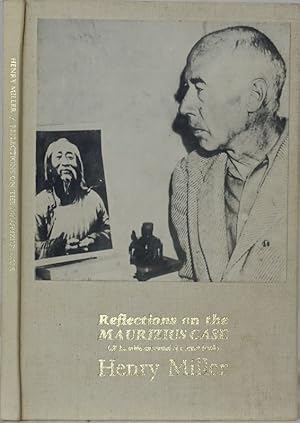 Seller image for Reflections on the Maurizius case. (A humble appraisal of a great book). Santa Barbara, Capra Press 1974. 4to. 62 Seiten. Orig.-Leinenband mit Rcken- u. Deckeltitel, Vorderdeckel mit aufgezogener Photographie, for sale by Antiquariat Schmidt & Gnther