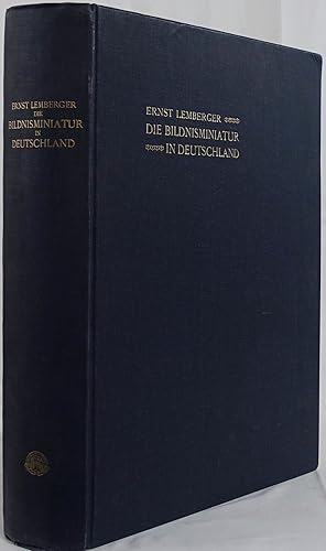 Bild des Verkufers fr Die Bildnis-Miniatur in Deutschland von 1550 bis 1850. Mnchen 1909. Folio. 21,396 Seiten. Mit 100 Textabbildungen und zahlreichen Abbildungen auf 65 teils farbigen Tafeln. Orig.-Leinenband. zum Verkauf von Antiquariat Schmidt & Gnther