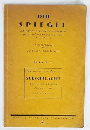 Seller image for Reinhard Gring's Seeschlacht. Dramatische Studie. Berlin, Verlag Fritz Gurlitt ca. 1915. 4to. 27 S. Orig.-Brs. for sale by Antiquariat Schmidt & Gnther