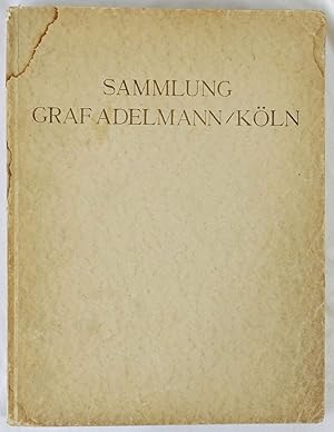 Bild des Verkufers fr Sammlung Graf Adelmann, Kln. Gemlde alter Meister des XV. bis XVIII. Jahrhunderts, mittelalterliche und Renaissance-Bildwerke in Holz, Elfenbein usw., Kunstgegenstnde in Email, Silber, Glas, Porzellan usw., Dosen, Textilien, Mbel des XVI. bis XIX. Jahrhunderts, Uhrensammlung (Taschen- und Tischuhren der Renaissance, des Barock, Rokoko, Louis XVI, Empire, Standuhren). Versteigerungskatalog Paul Cassirer & Hugo Helbing, Berlin 1927. 4to. 136 Seiten und 66 Lichtdrucktafeln. Orig.-Broschur. zum Verkauf von Antiquariat Schmidt & Gnther