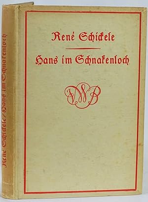 Hans im Schnakenloch. Schauspiel in vier Aufzügen. 2.-4. Tsd. Berlin, Paul Cassirer (1916). 4to. ...