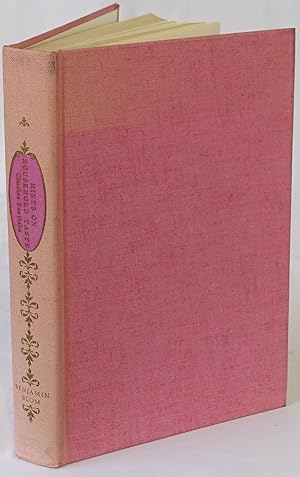 Bild des Verkufers fr Hints of household taste in furniture, upholstery and other details. Reprint d. Ausgabe London 1872. 4to. 306 Seiten. Mit zahlreichen Abbildungen. Orig.-Leinenband. zum Verkauf von Antiquariat Schmidt & Gnther