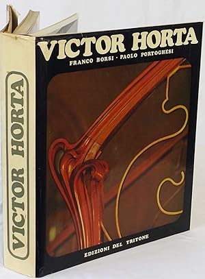 Image du vendeur pour Victor Horta. Roma 1969. 4to. 192 Seiten und 568 Abbildungen auf Tafeln. Orig.-Leinenband mit Schutzumschlag. mis en vente par Antiquariat Schmidt & Gnther