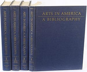 Bild des Verkufers fr Arts in America a bibliography. 4 Bnde. Washington 1979. 4to. 2000 Seiten. Orig.-Leinenbnde. zum Verkauf von Antiquariat Schmidt & Gnther