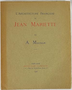 Bild des Verkufers fr Jean Mariette. Paris 1945. 4to. 253 Seiten und 38 Tafeln. Orig.-Broschur. zum Verkauf von Antiquariat Schmidt & Gnther