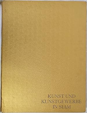 Kunst und Kunstgewerbe in Siam. Lackarbeiten in Schwarz und Gold.