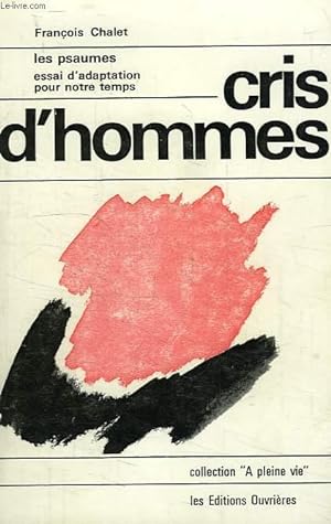 Bild des Verkufers fr CRIS D'HOMMES zum Verkauf von Le-Livre
