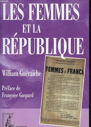 Bild des Verkufers fr ES FEMMES ET LA REPUBLIQUE - ESSAI SUR LA REPARTITION DU POUVOIR DE 1943  1979 zum Verkauf von Le-Livre