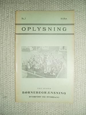 Image du vendeur pour Brnebegrnsning : Hvorfor? og hvordan? / Thit Jensen mis en vente par Expatriate Bookshop of Denmark