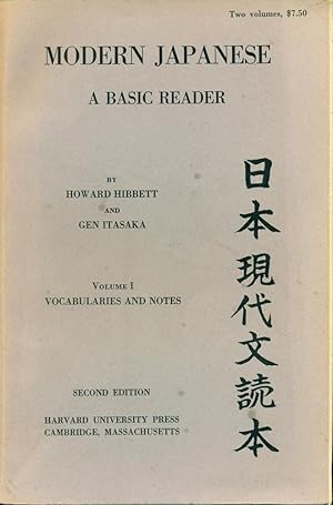 MODERN JAPANESE : A BASIC READER : 2nd Edition, Volumes I & II