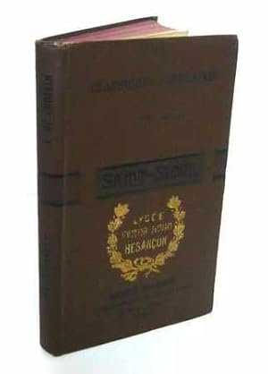 Image du vendeur pour Saint-Simon, nouvelle collection des classiques populaires, Socit Franaise d'imprimerie et de librairie, 1897. mis en vente par Mesnard - Comptoir du Livre Ancien