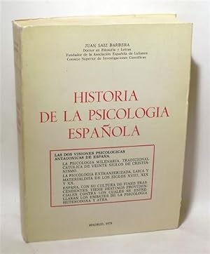 HISTORIA DE LA PSICOLOGÍA ESPAÑOLA