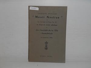 Image du vendeur pour EXHORTATION APOSTOLIQUE "MENTI NOSTRAE" DE SA SAINTETE LE PAPE PIE XII AU CLERGE DU MONDE CATHOLIQUE SUR LA SAINTETE DE LA VIE SACERDOTALE (23 SEPTEMBRE 1950 mis en vente par La Bouquinerie  Dd