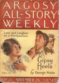 Seller image for ARGOSY ALL-STORY Weekly: November, Nov. 26, 1921 for sale by Books from the Crypt