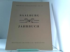 Saalburg Jahrbuch, Ausgaben Nr. 16 von 1957