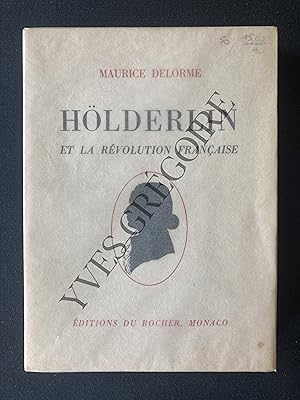 Seller image for HOLDERLIN ET LA REVOLUTION FRANCAISE for sale by Yves Grgoire